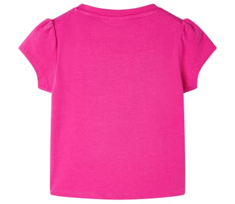 Kinder-T-Shirt Dunkelrosa 140