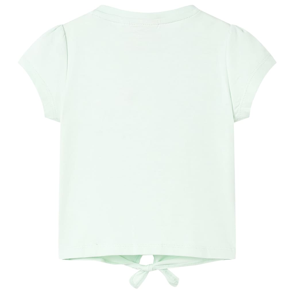 vidaXL Kindershirt 104 lichtmintkleurig afbeelding