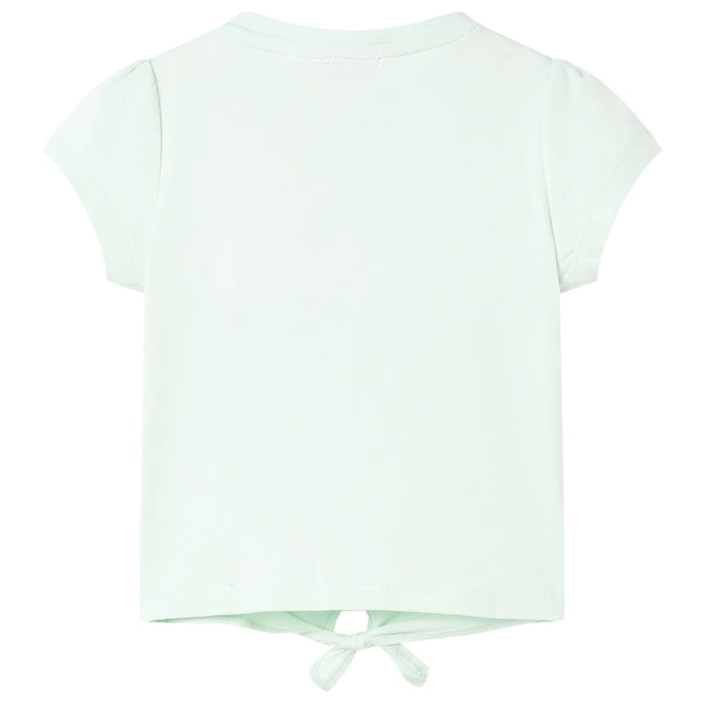 vidaXL Kindershirt 116 lichtmint afbeelding