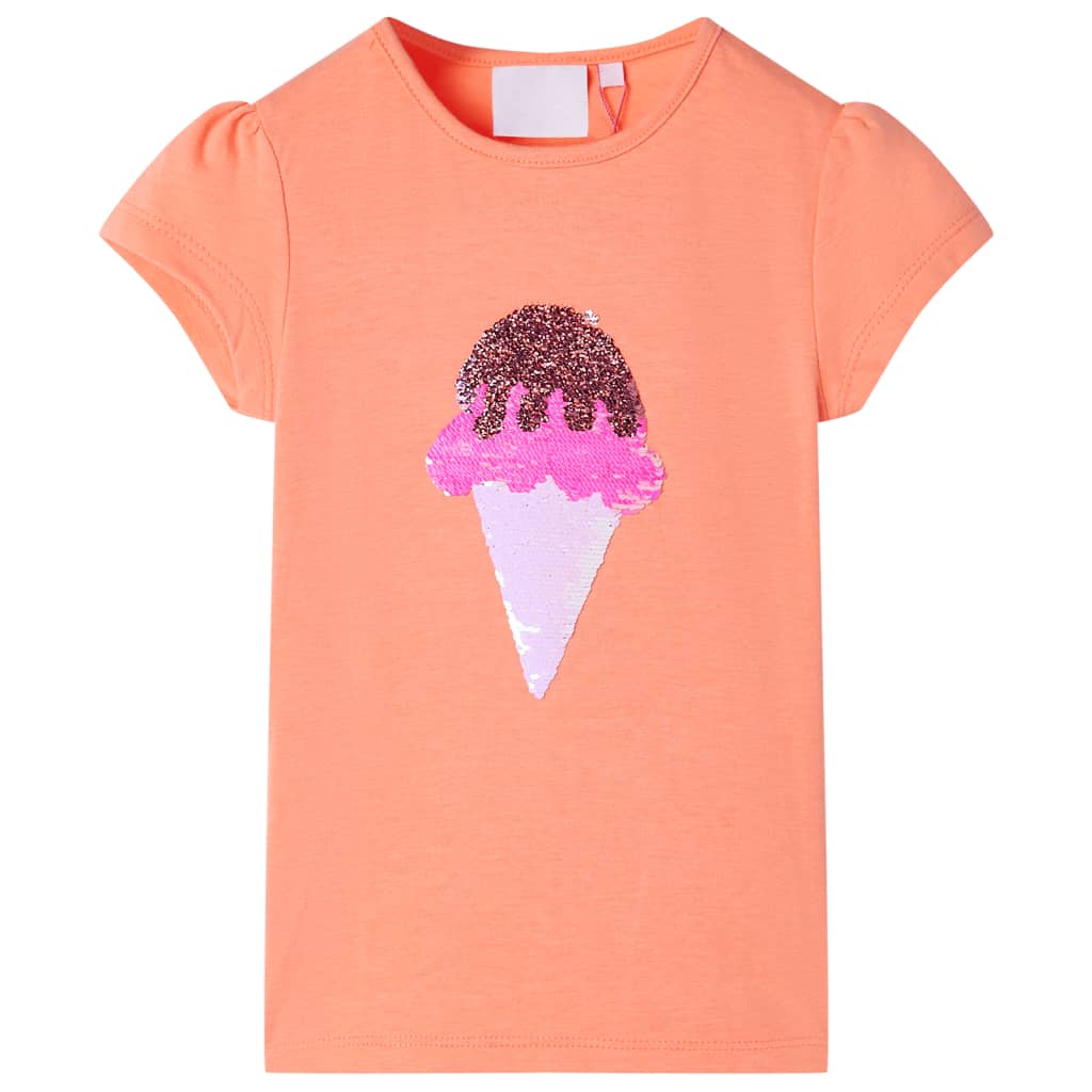 vidaXL Kinder-T-Shirt Neonorange 92