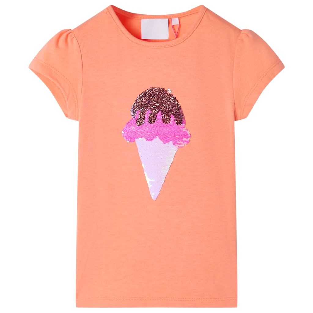 vidaXL Kinder-T-Shirt Neonorange 104