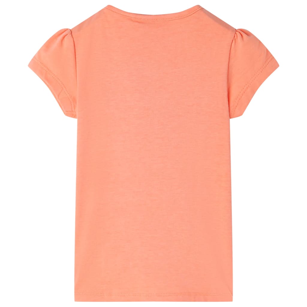 vidaXL Kindershirt 116 neonoranje afbeelding