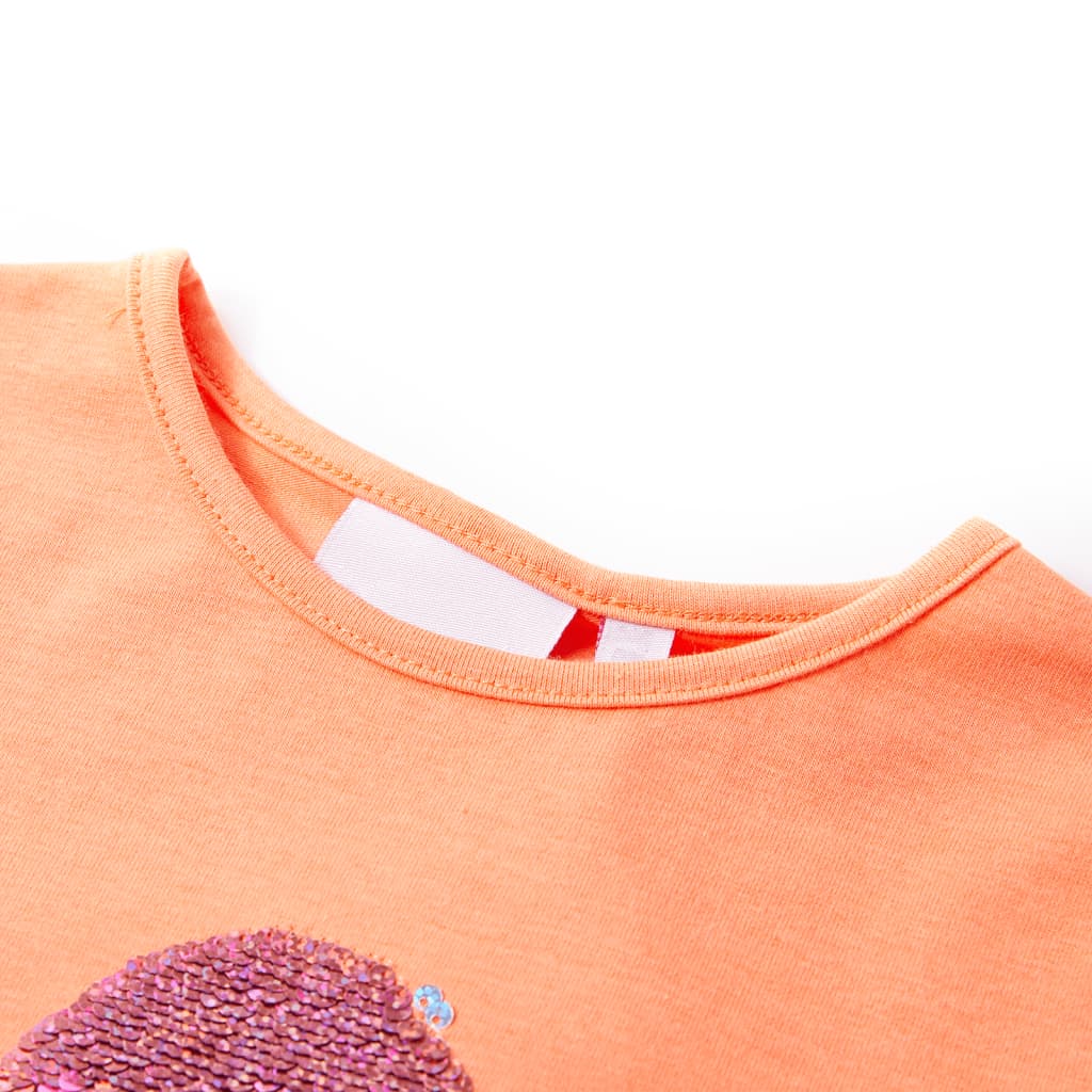 Thumbnail - vidaXL Kinder-T-Shirt Neonorange 116
