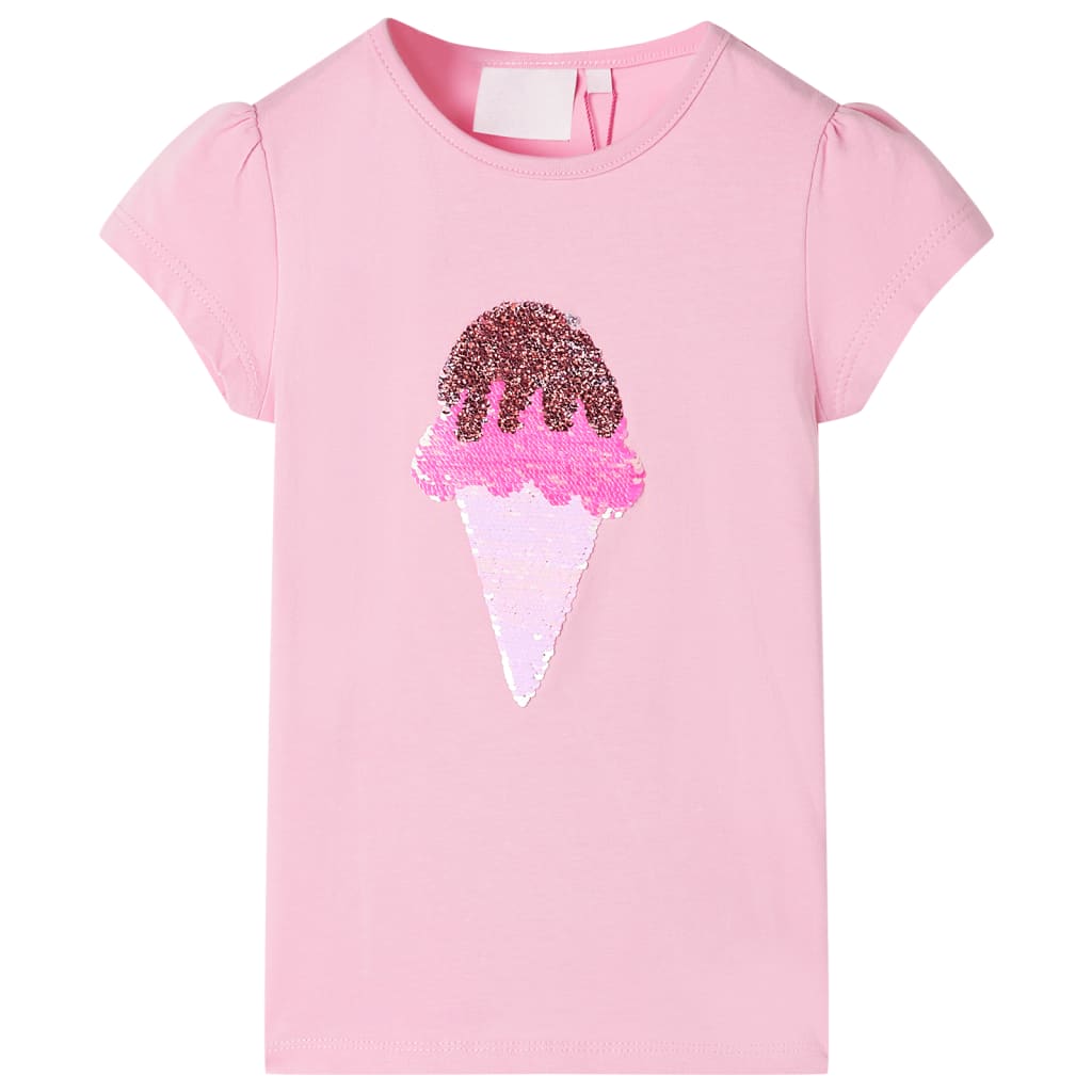 Tricou pentru copii, roz aprins, 104