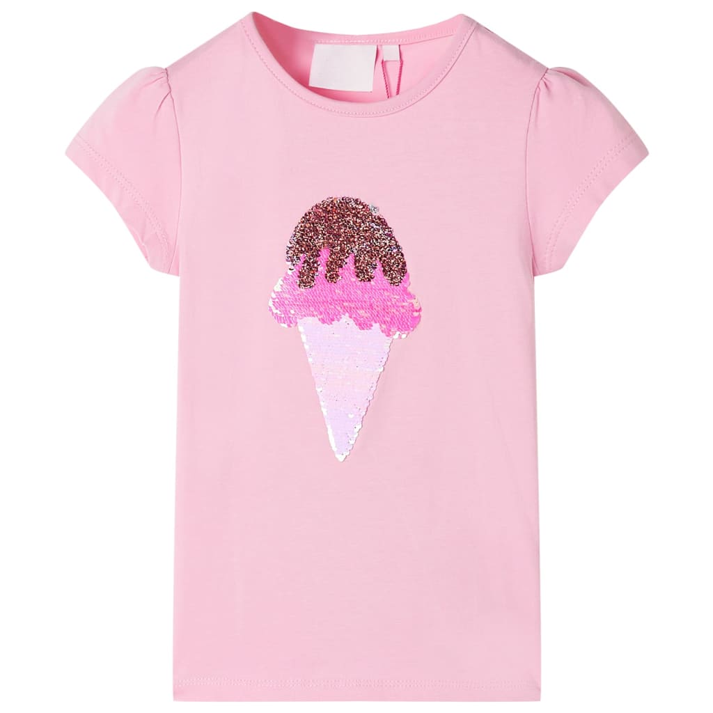 vidaXL Kinder-T-Shirt Hellrosa 140