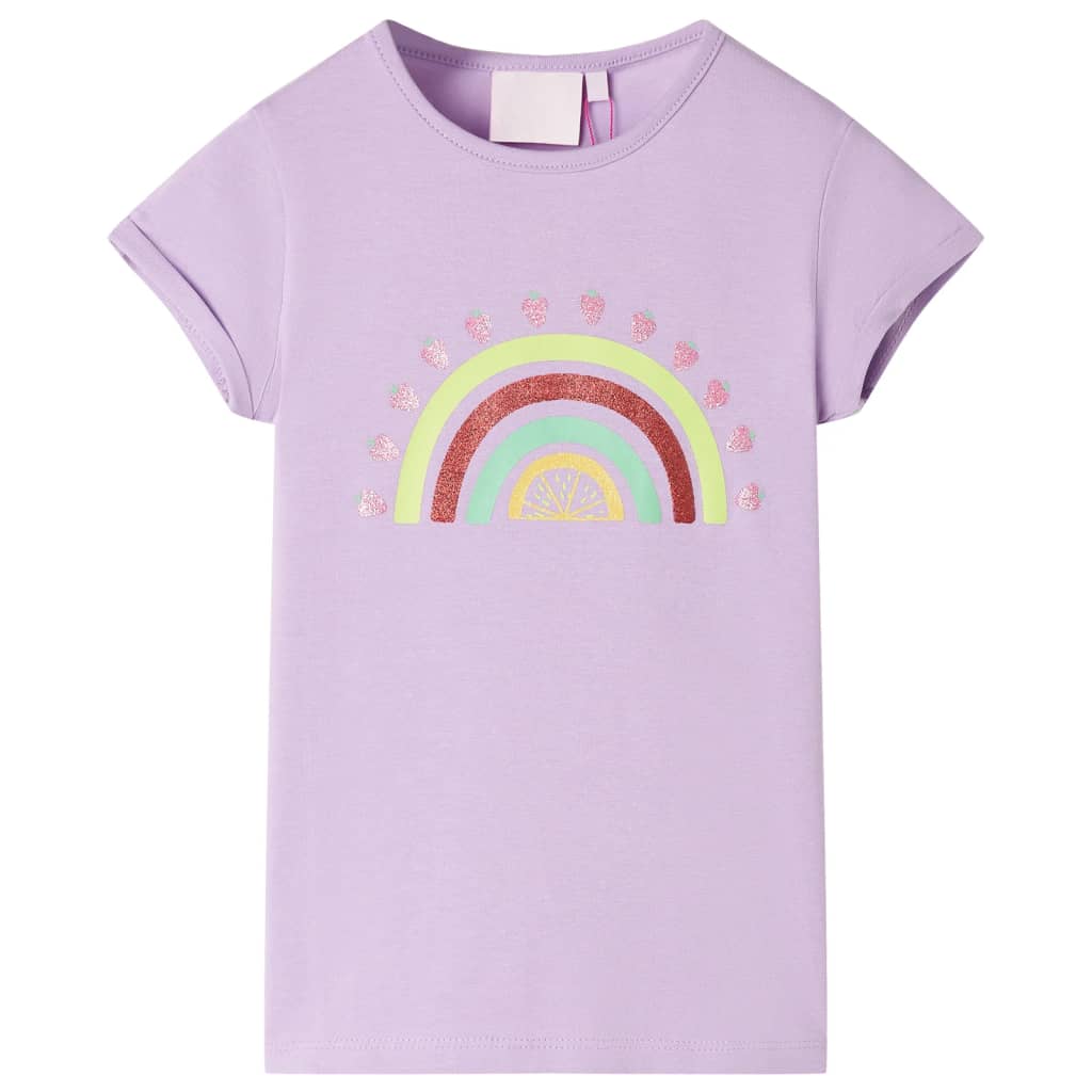 vidaXL Kinder-T-Shirt Lila 92