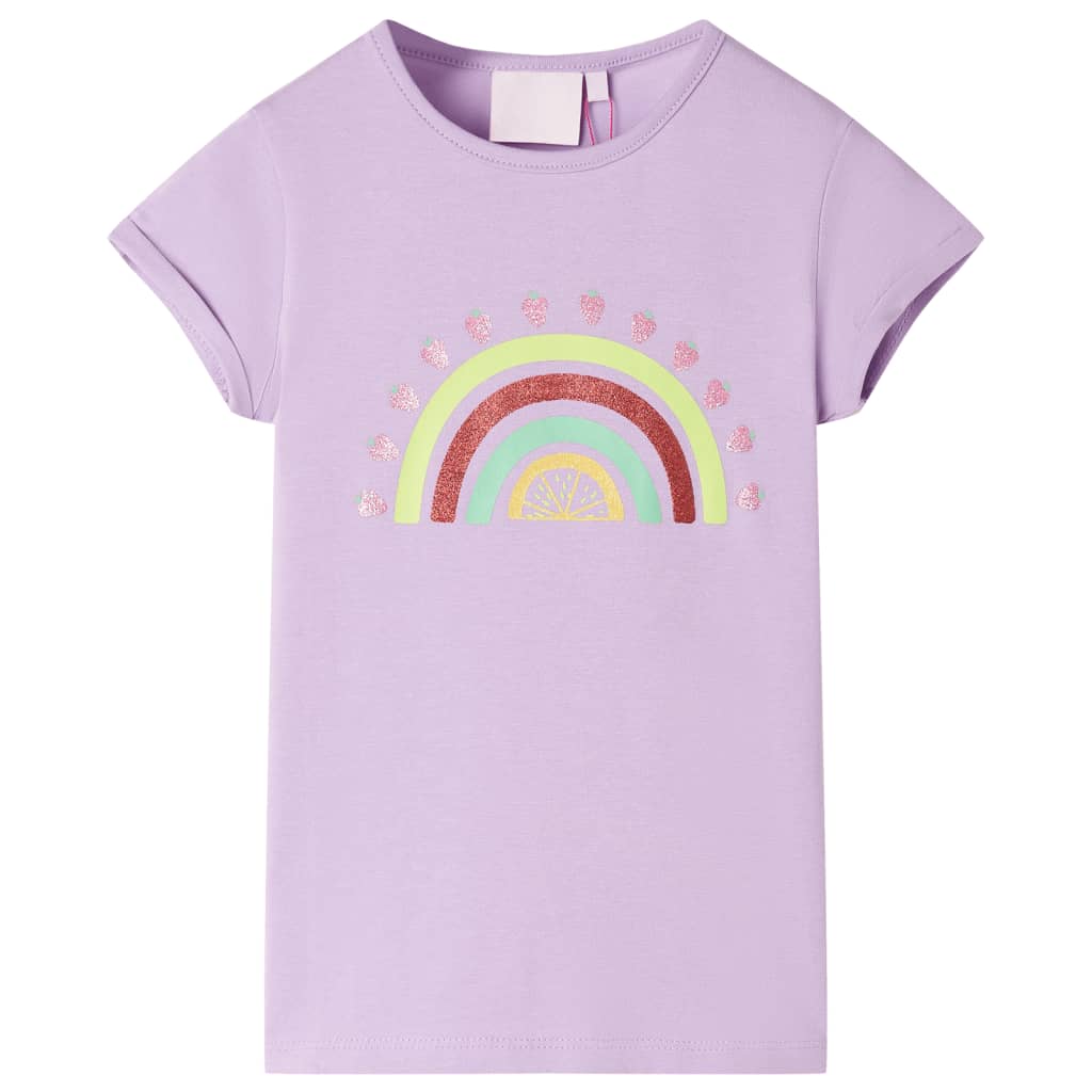 vidaXL Kinder-T-Shirt Lila 104