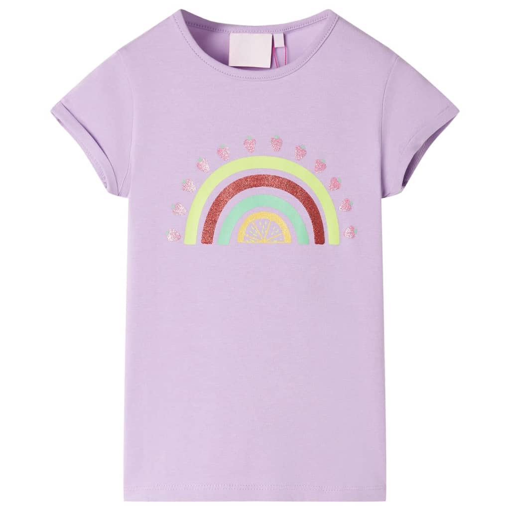 vidaXL Kinder-T-Shirt Lila 140