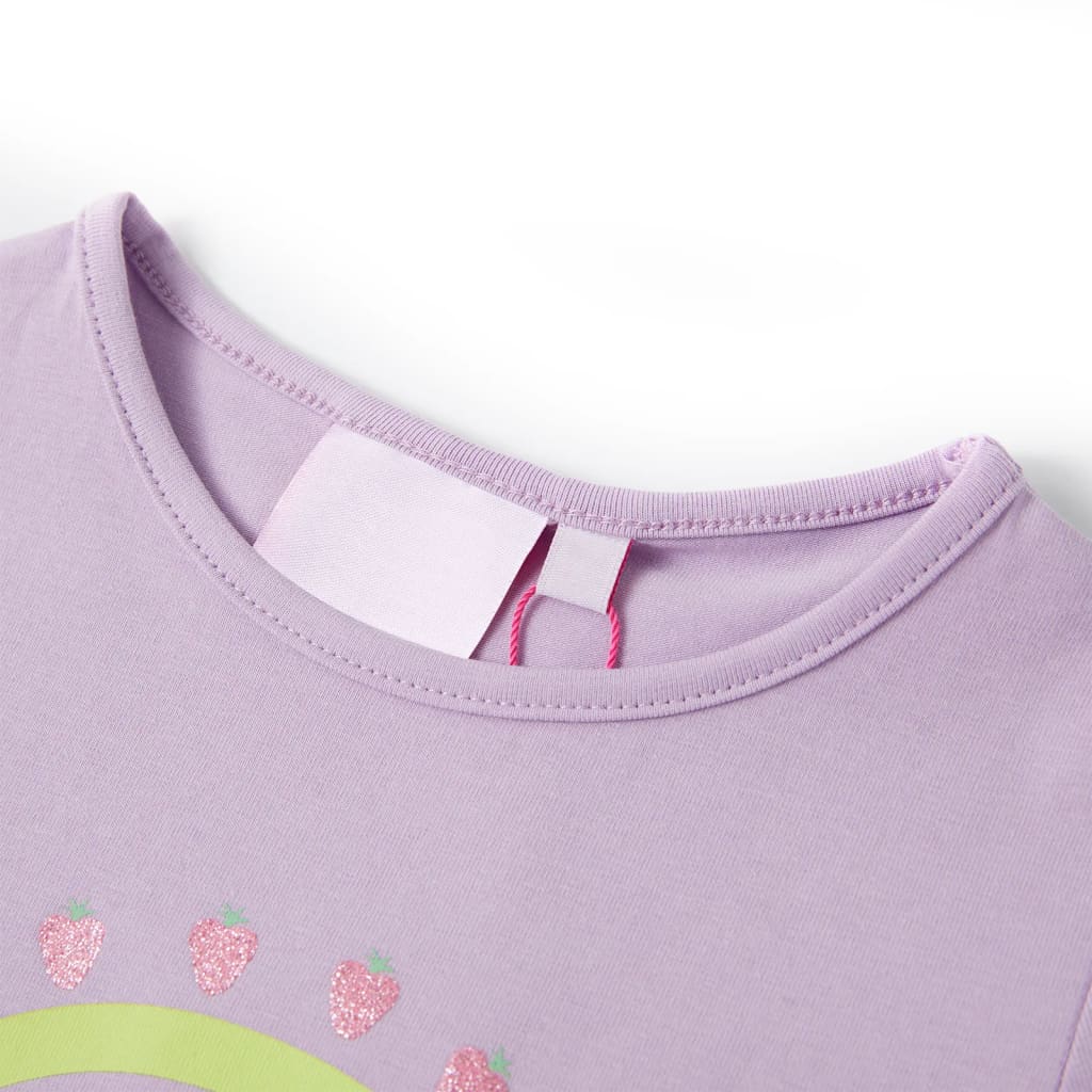 Thumbnail - vidaXL Kinder-T-Shirt Lila 140
