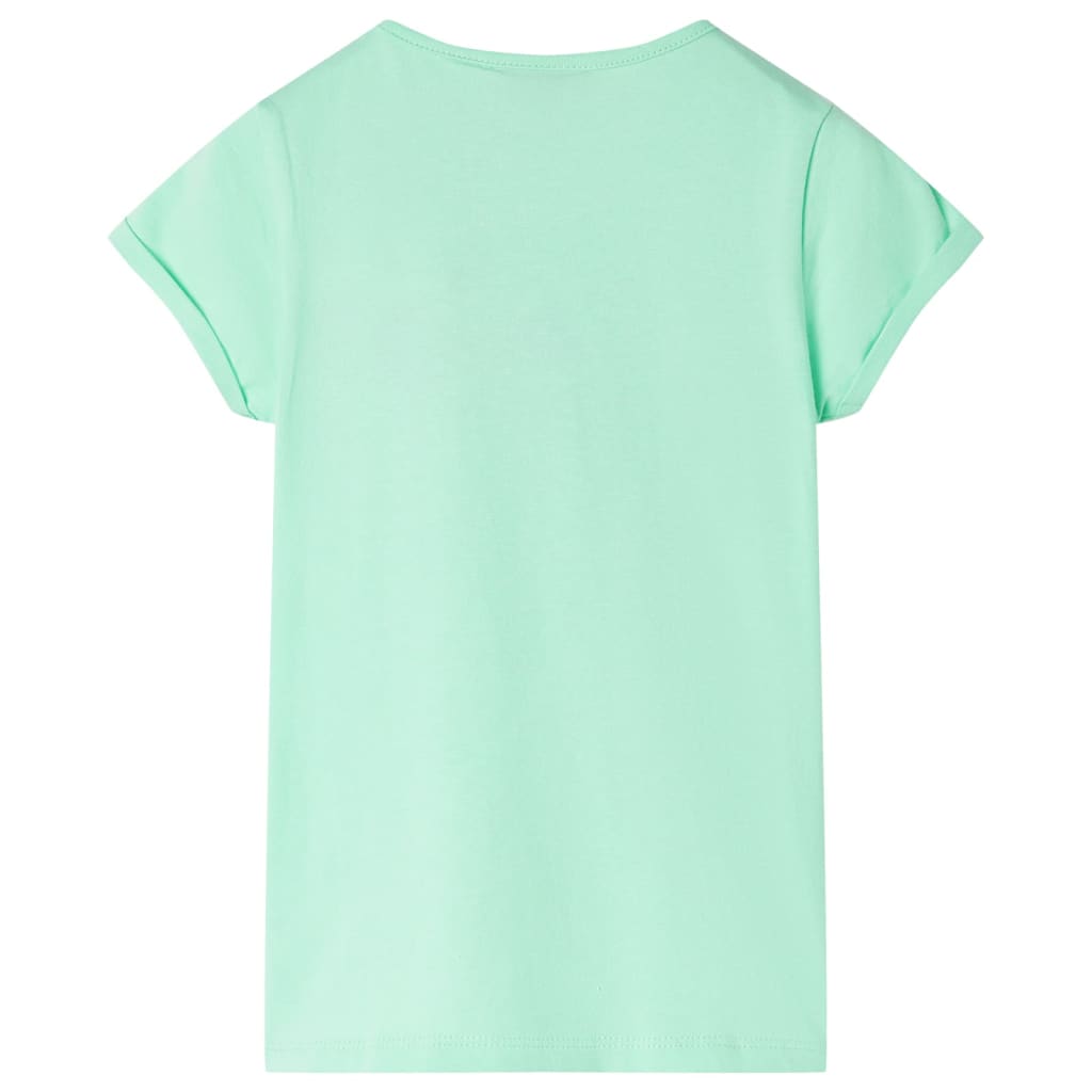 vidaXL Kindershirt 116 felgroen afbeelding