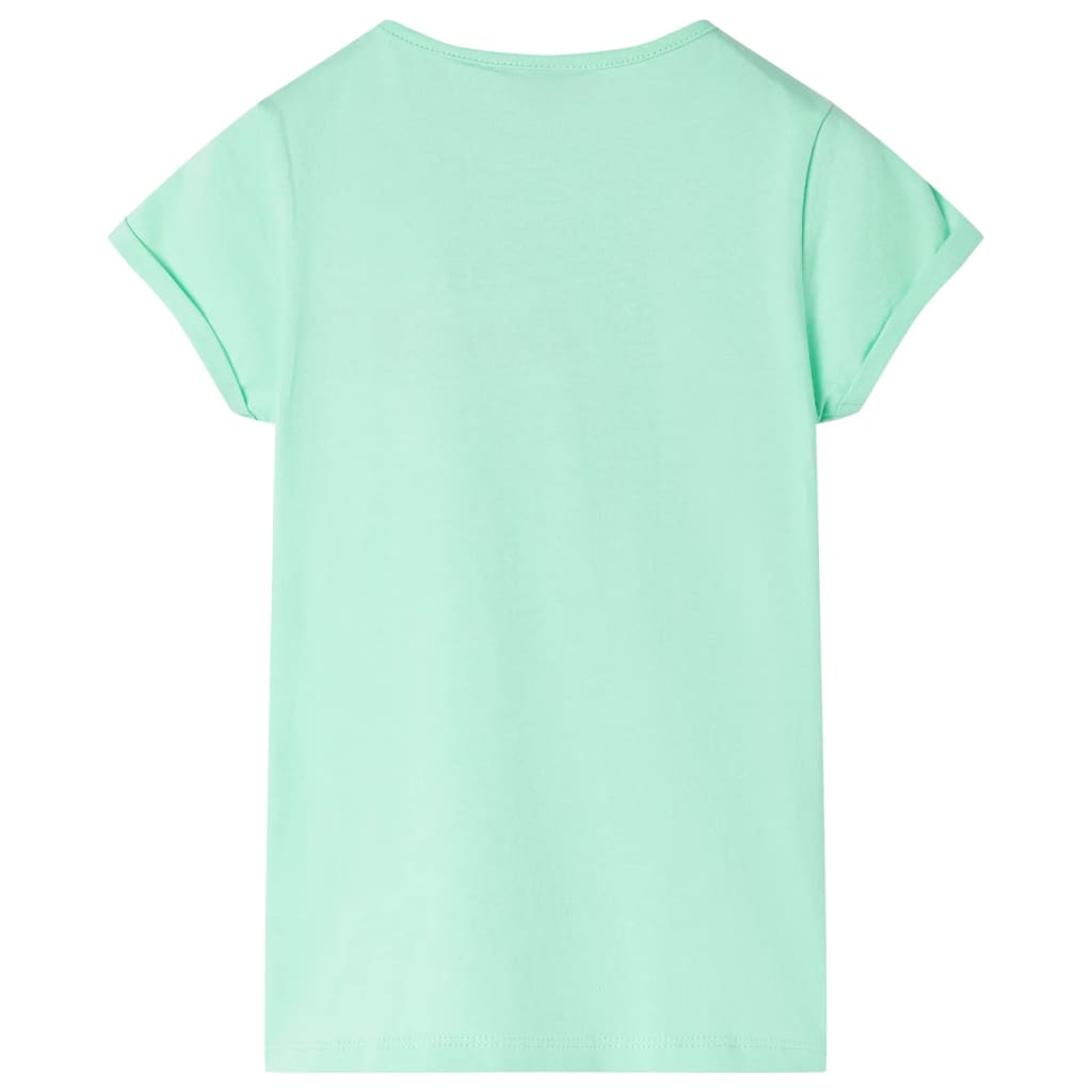 vidaXL Kindershirt 140 felgroen afbeelding