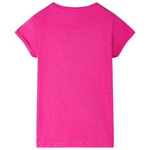 Maglietta da Bambina Rosa Scuro 140