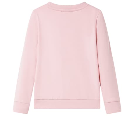 Sweatshirt para criança cor rosa-claro 92 | vidaXL.pt