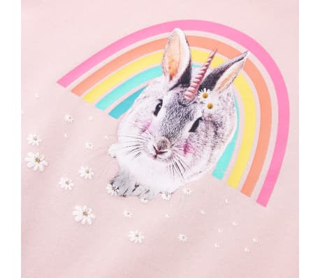 Sweatshirt para criança cor rosa-claro 92 | vidaXL.pt