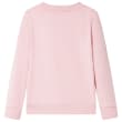Sweatshirt para criança cor rosa-claro 92 | vidaXL.pt