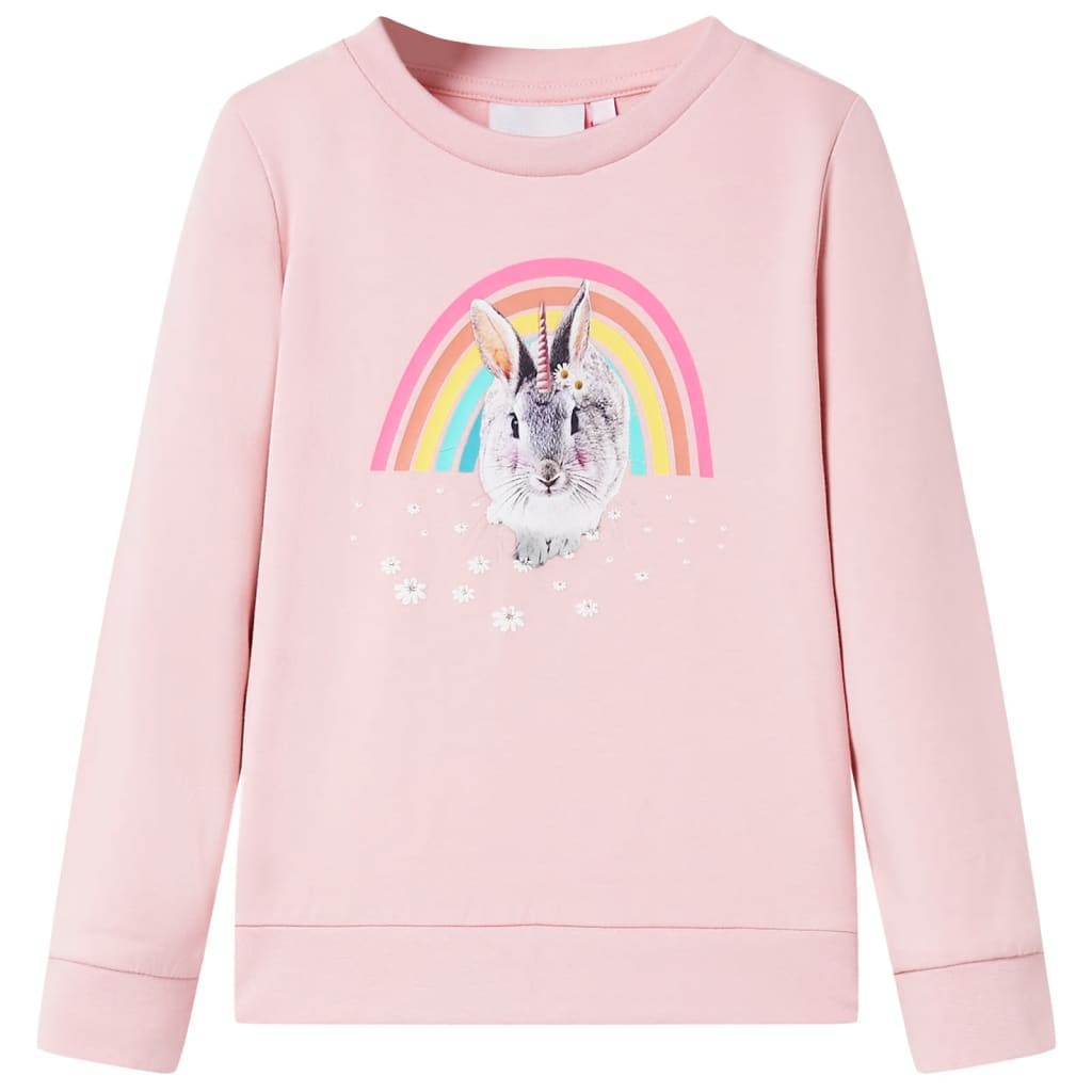 vidaXL Kinder-Sweatshirt Hellrosa 104