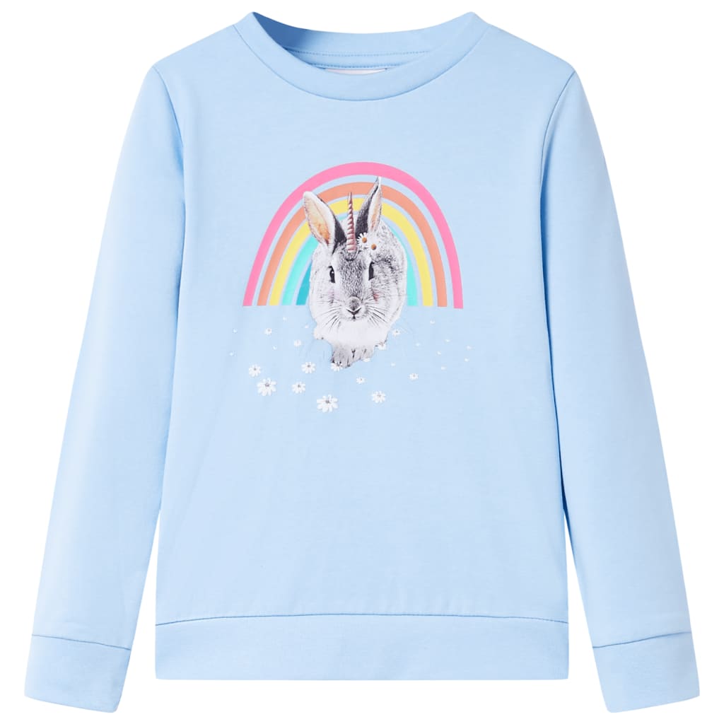 vidaXL Kinder-Sweatshirt Hellblau 104