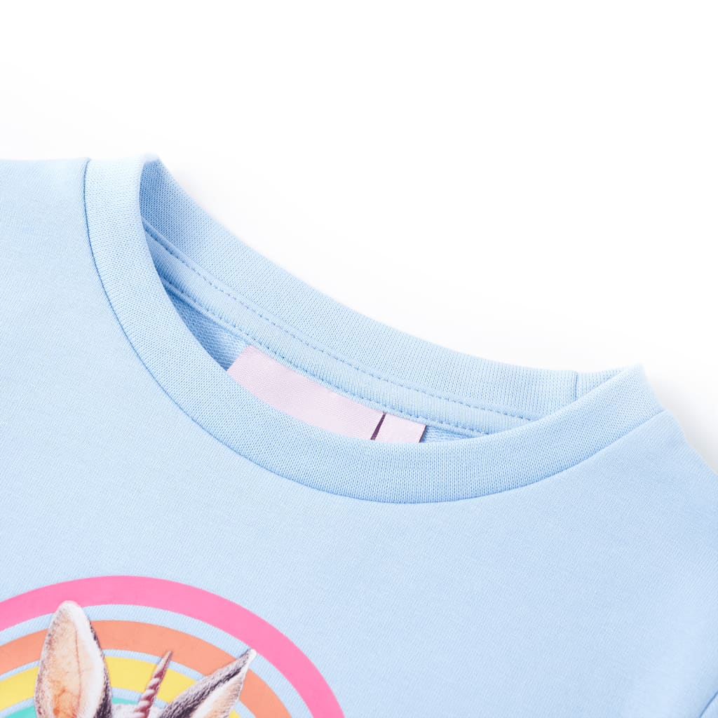 Thumbnail - vidaXL Kinder-Sweatshirt Hellblau 140