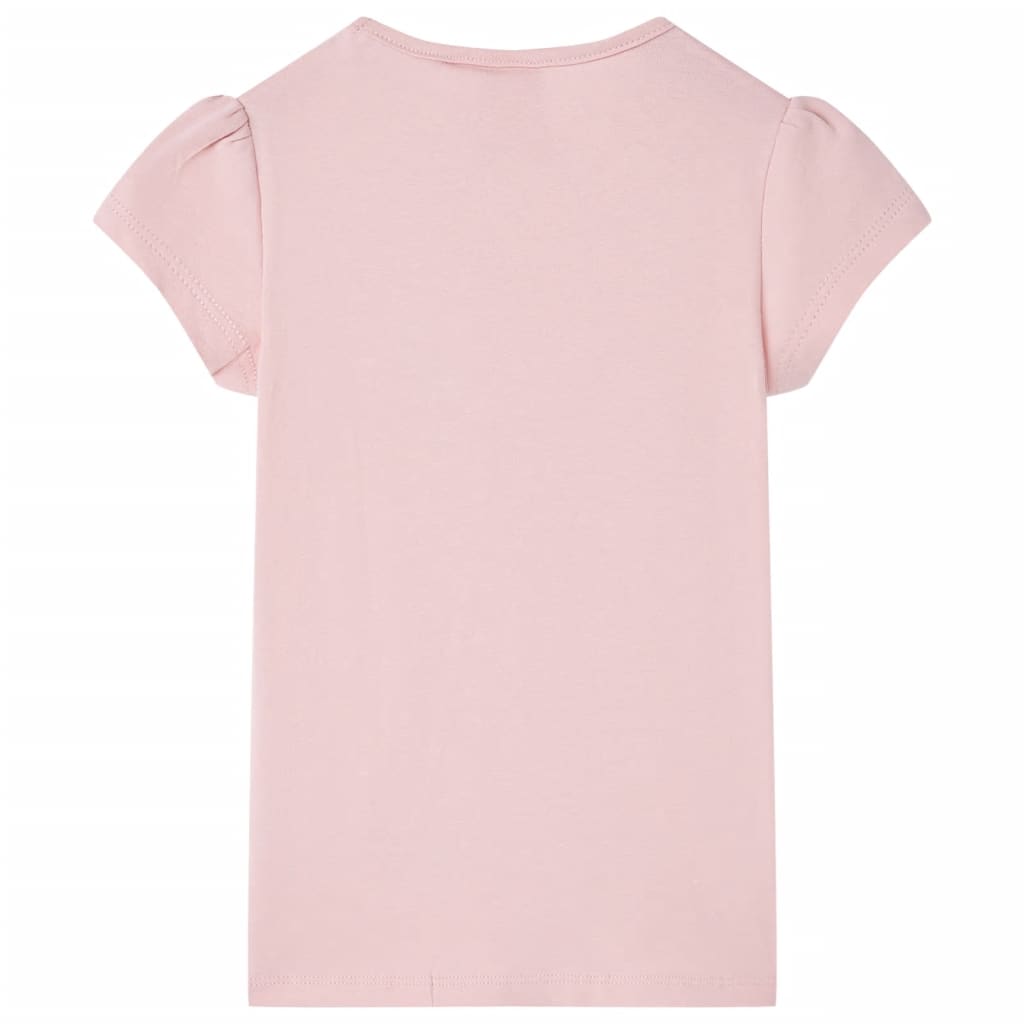 vidaXL Kindershirt 116 lichtroze afbeelding