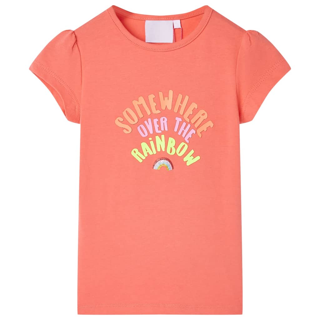T-shirt pour enfants corail 92