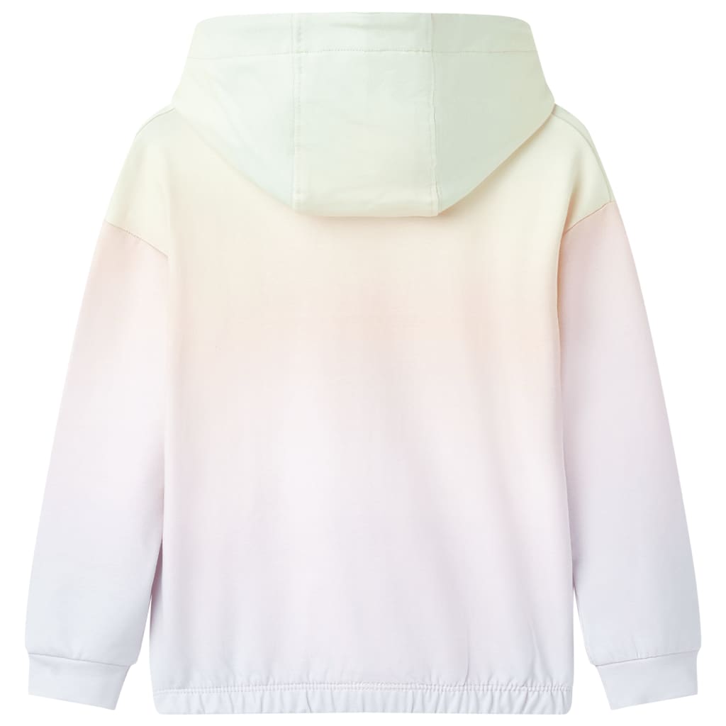 vidaXL Kindertrui met capuchon 116 sterrenwit afbeelding