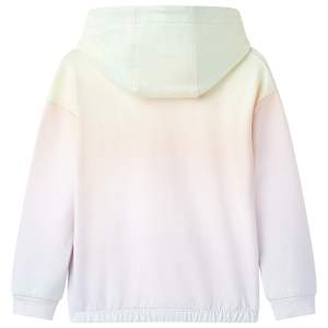 Sweatshirt &agrave; capuche pour enfants blanc &eacute;tincelant 140