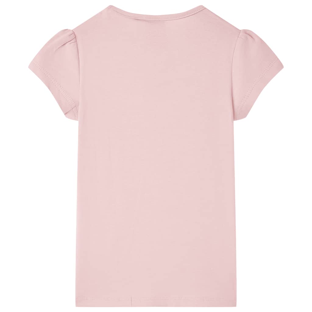 vidaXL Kindershirt 104 lichtroze afbeelding