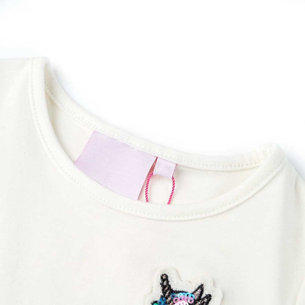 Thumbnail - vidaXL Kinder-T-Shirt Ecru 128