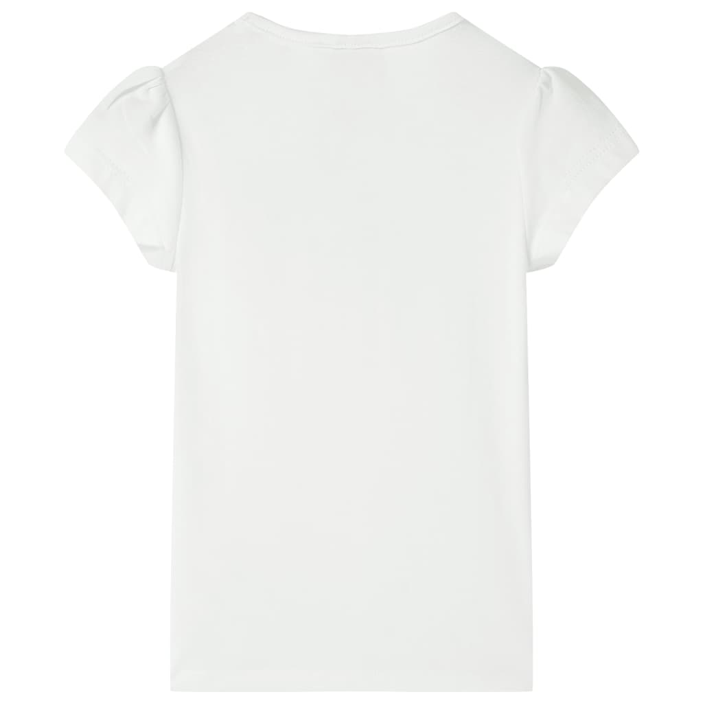 vidaXL Kindershirt 140 ecru afbeelding