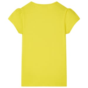 T-shirt pour enfants jaune vif 92