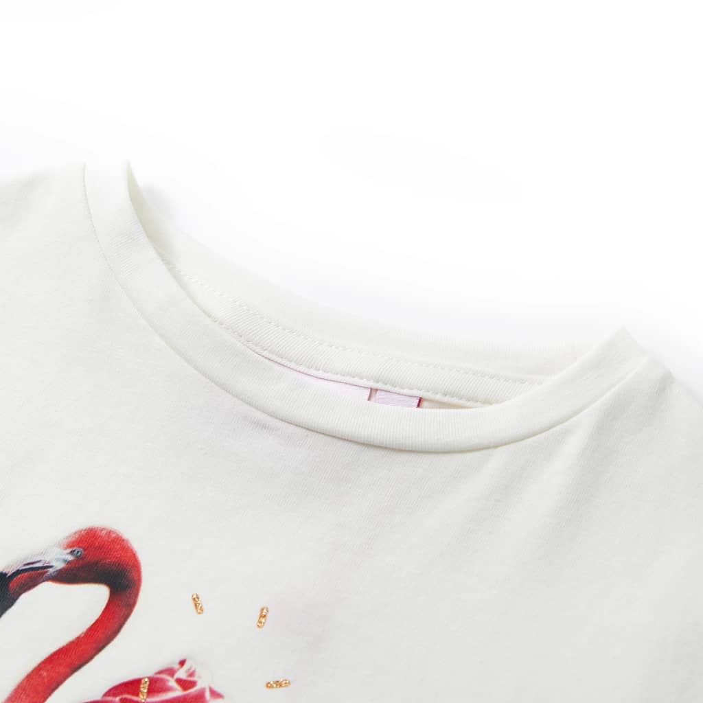Thumbnail - vidaXL Kinder-T-Shirt Ecru 104