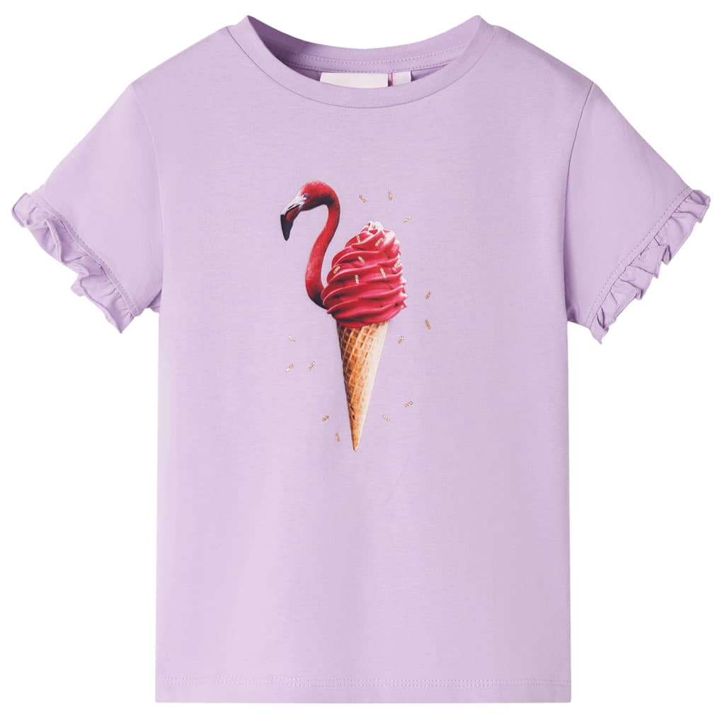 vidaXL Kinder-T-Shirt Lila 116