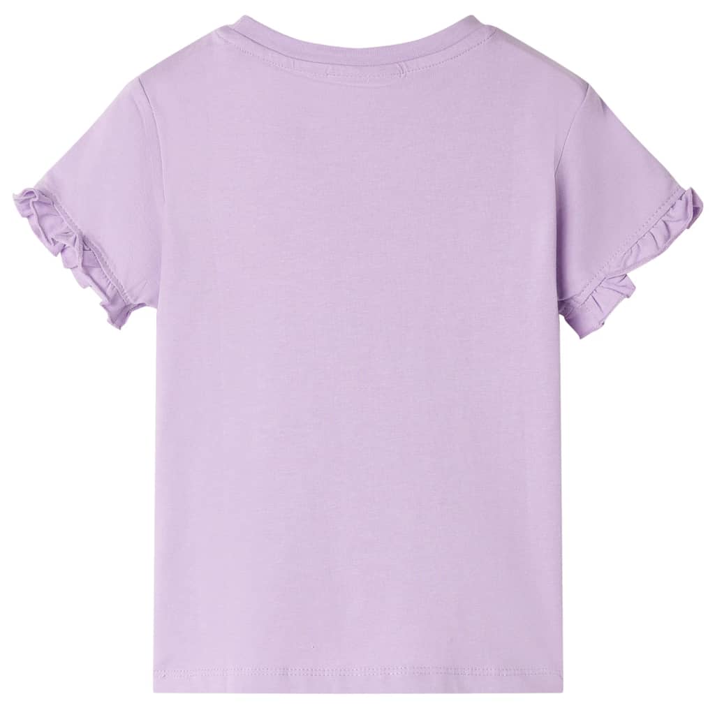 vidaXL Kindershirt 128 lila afbeelding