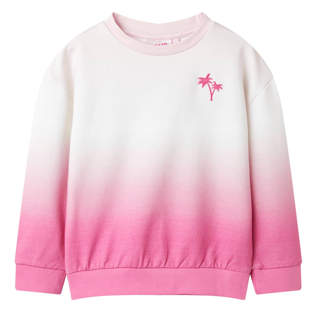 Kinder-Sweatshirt Hellrosa 92