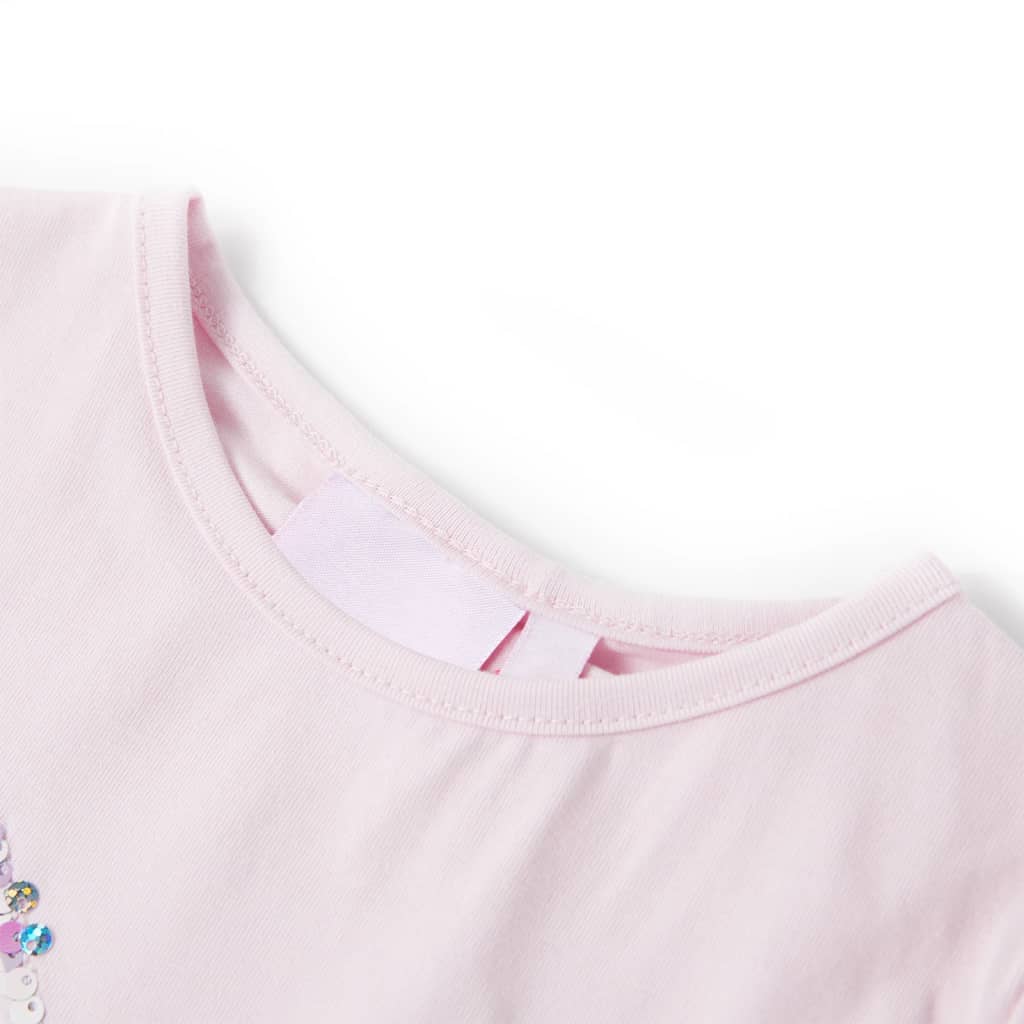 Thumbnail - vidaXL Kinder-T-Shirt mit Flügelärmeln Zartrosa 92