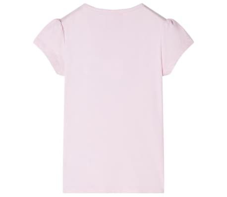 Kinder-T-Shirt mit Fl&uuml;gel&auml;rmeln Zartrosa 128
