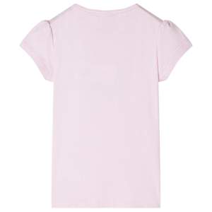 Kinder-T-Shirt mit Fl&uuml;gel&auml;rmeln Zartrosa 128