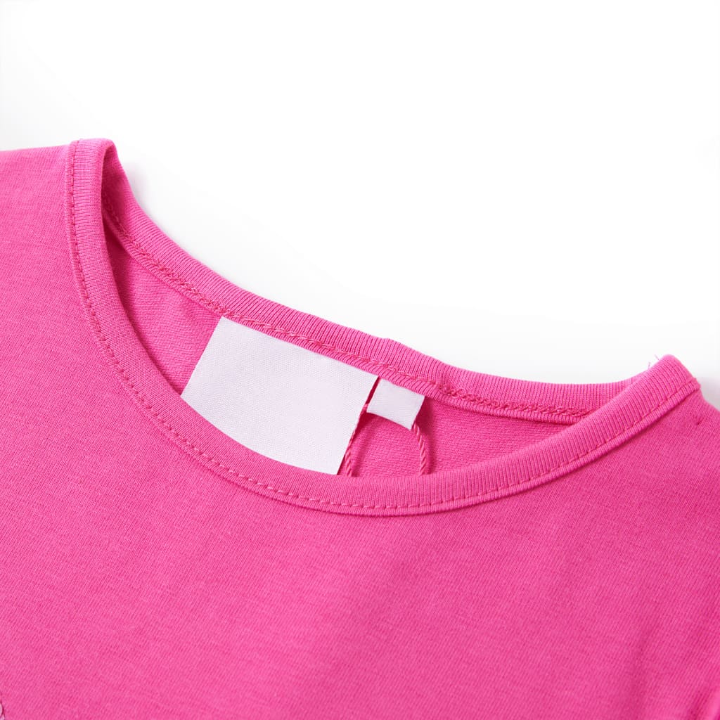 Thumbnail - vidaXL Kinder-T-Shirt mit Flügelärmeln Dunkelrosa 92