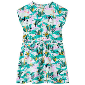 Otroška obleka svetlo mint 128