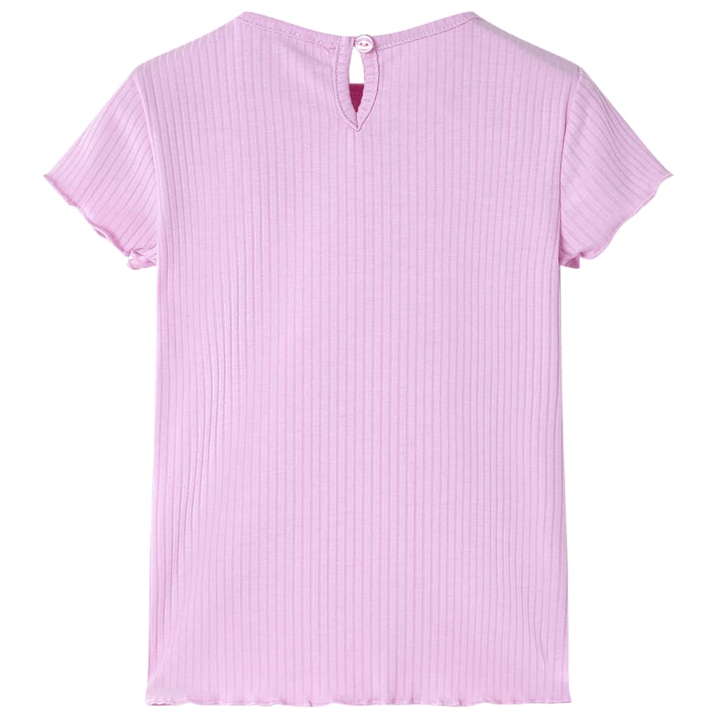vidaXL Kindershirt 128 lichtroze afbeelding