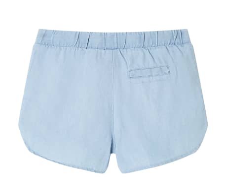 Kindershorts Helles Jeansblau 116