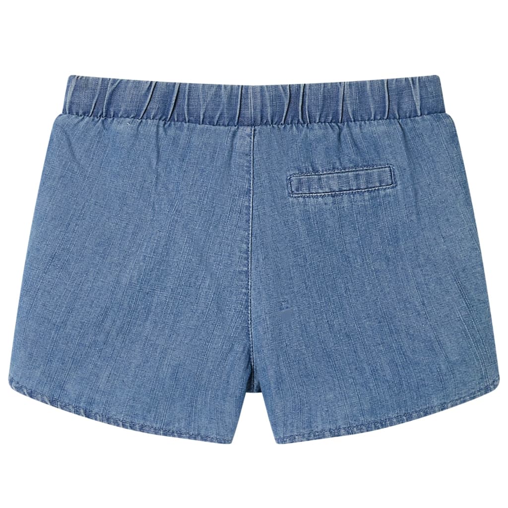 vidaXL Kindershorts 116 denimblauw afbeelding