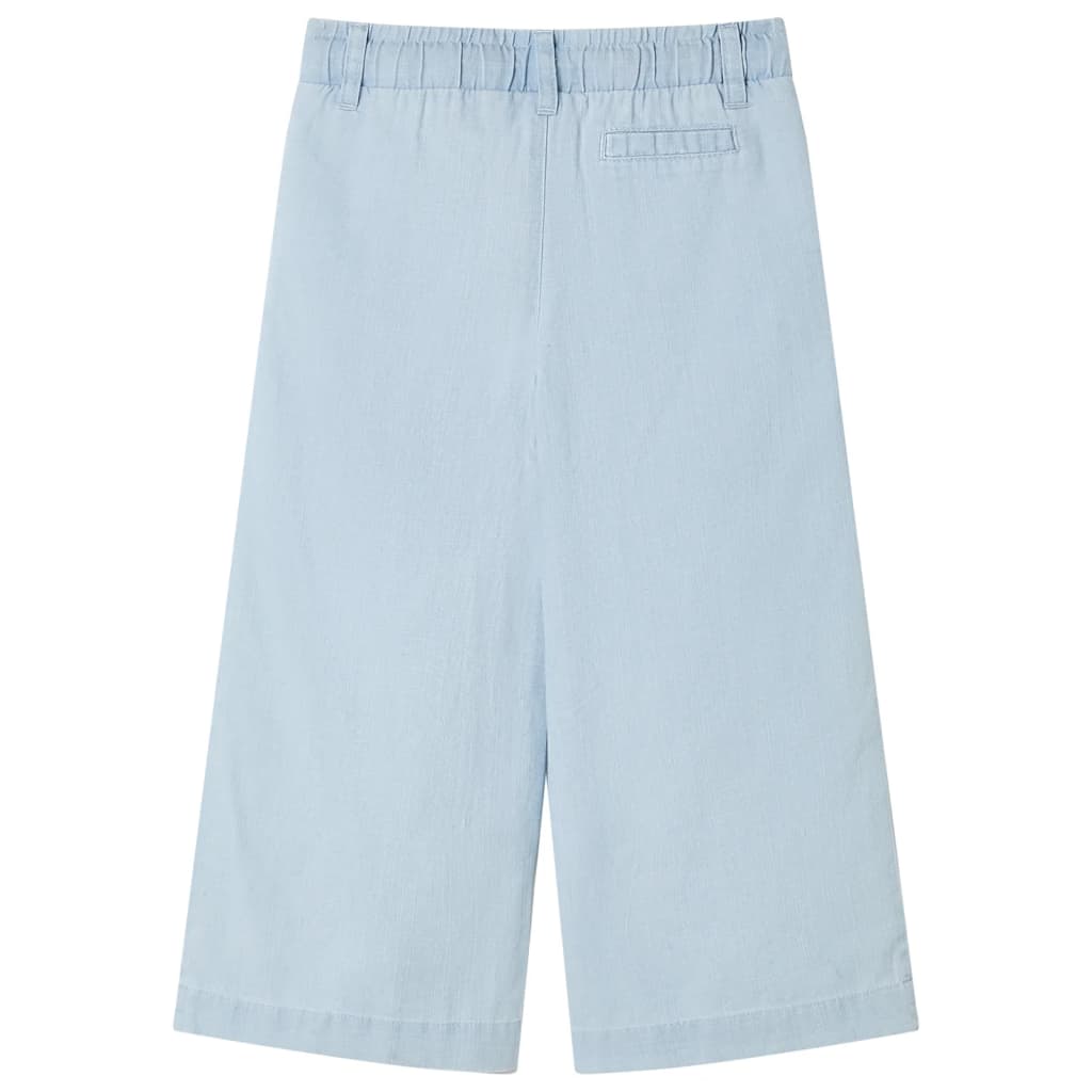 vidaXL Kinderbroek 104 zachtdenimblauw afbeelding