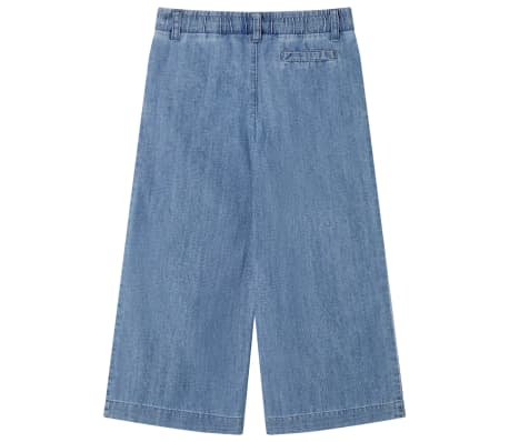 Pantalons pour enfants bleu denim 128