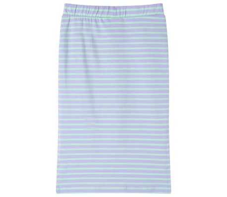 Kids' Straight Skirt with Stripes Bright Mint 104