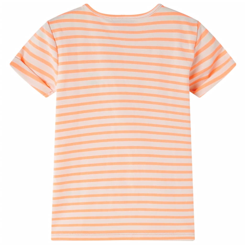 vidaXL Kindershirt 116 neonoranje afbeelding