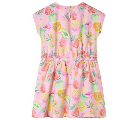 Vestido de crian&ccedil;a rosa suave 92