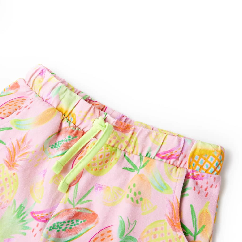 Thumbnail - vidaXL Kindershorts mit Kordelzug Zartrosa 116