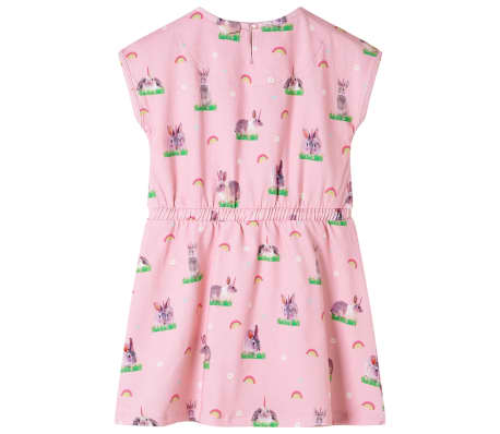 Kjole til b&oslash;rn str. 128 lyser&oslash;d