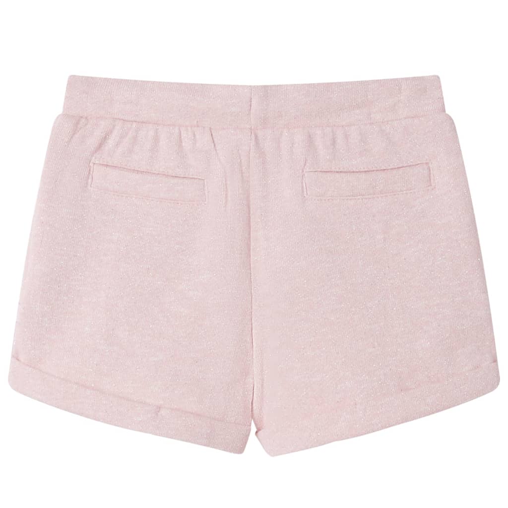 vidaXL Kindershorts met trekkoord 104 gemengd lichtroze afbeelding